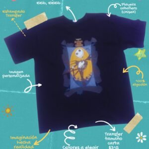 Playera EEG Unisex - Transfer Imagen Carta