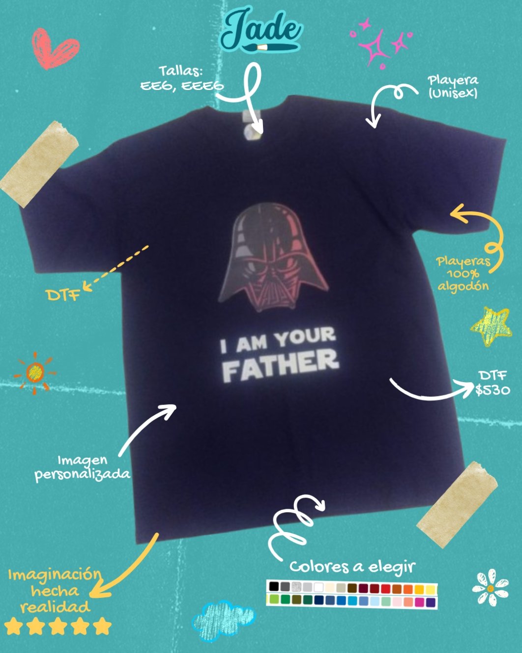 Playera EEG Unisex - DTF