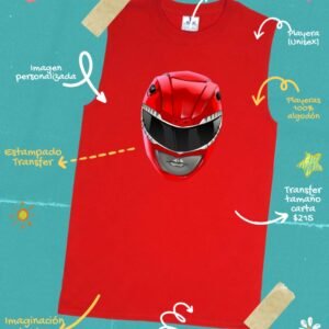 Playera Unisex sin mangas - Transfer Imagen Carta