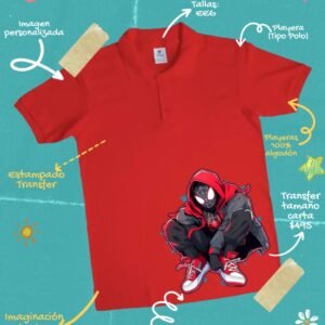 Playera EEG Tipo Polo - Transfer Imagen Carta