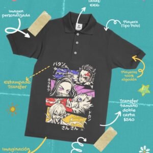 Playera EEG Tipo Polo - Transfer Imagen Doble Carta