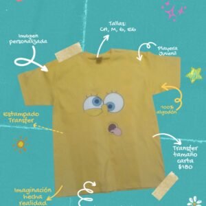 Playera Juvenil - Transfer Imagen Carta