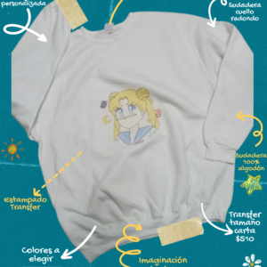 Sudadera Unisex - Transfer Imagen Carta