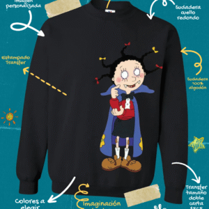 Sudadera Unisex - Transfer Imagen Doble Carta