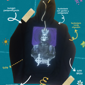 Sudadera con capucha y cangurera Unisex - DTF