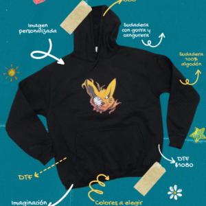 Sudadera con capucha y cangurera EEG - DTF